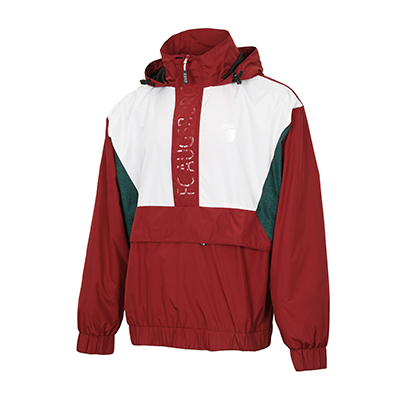 Vorderansicht der Windjacke