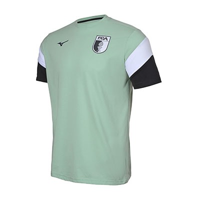 mintgrünes Shirt mit FCA Wappen und Mizuno Logo