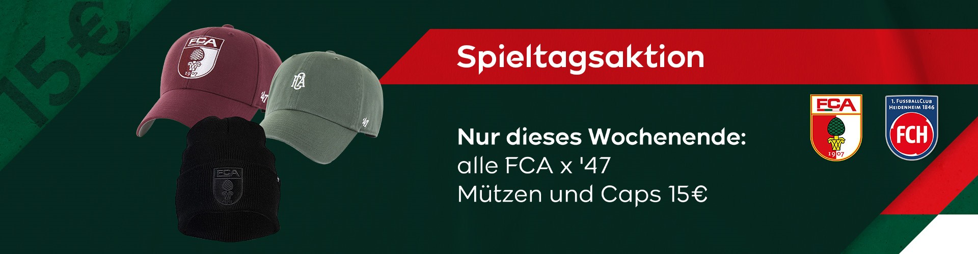 Spieltags Angebot FCA-FCH
