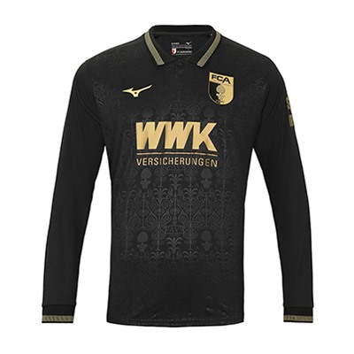 schwarzes Römertrikot mit goldenen Veredlungen