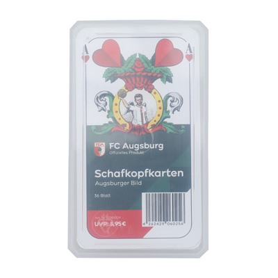 FCA Schafkopfkarten in durchsichtiger Plastikbox 
