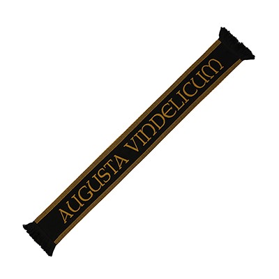 Schwarz goldener Schal mit Augusta Vindelicum Aufschrift