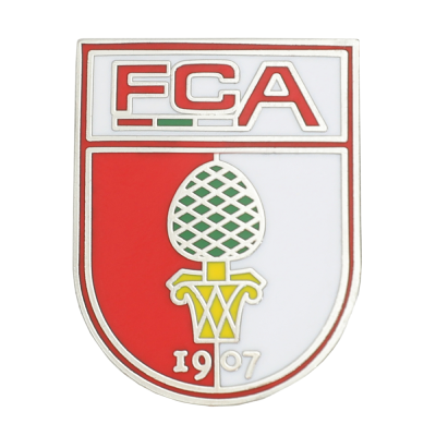 Frontansicht des FCA Wappen Pins 