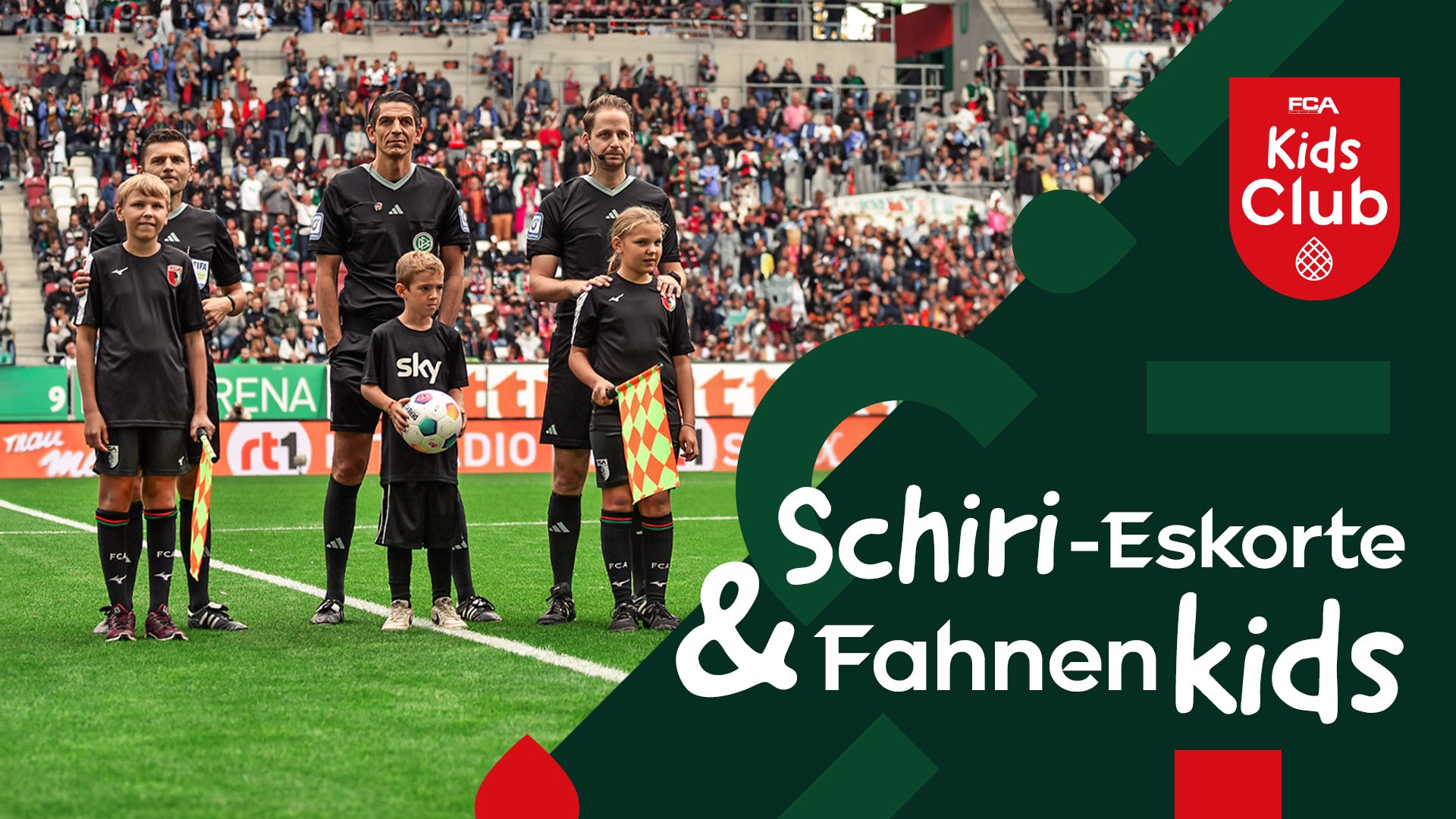 Verlosung: Schiri-Eskorte & Fahnenkids